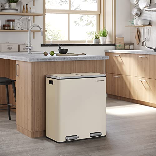 SONGMICS Doppel Rubbish Bin Recycling Bin