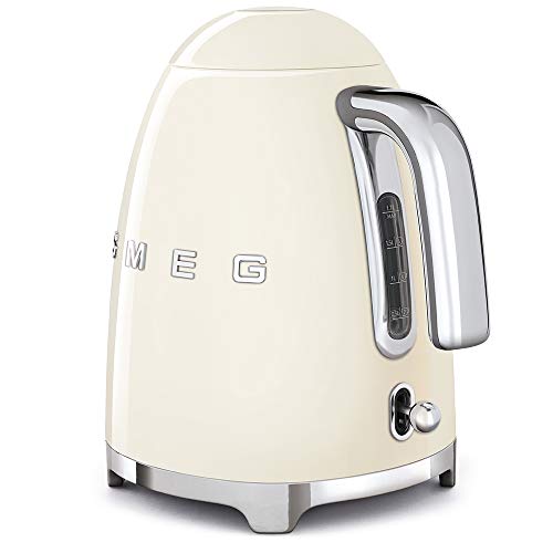 Smeg KLF03CRUK 50's Retro Style Aesthetic Cream waterkocher – 1.7 L