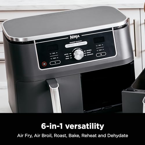 Ninja DZ401 Foodi 10 Quart 6-in-1 Dualzone XL 2-Korb air fryer