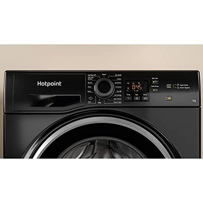 Hotpoint 7 kg 1400 U/min Freistehende Waschmachine – Black