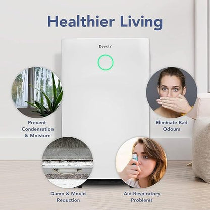 Devola 25 L/day Energiesparender Luftentfeuchter
