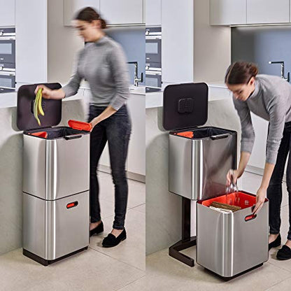 Joseph Joseph Totem Max 60 litres Waste Separation and Recycling kitchen Bin