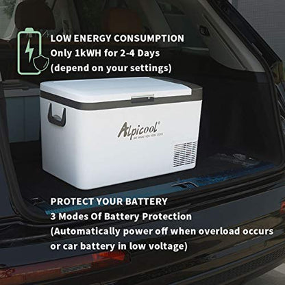 Alpicool K25 25 litres Mobil Car Kühl-Gefrierkombination 12/24V