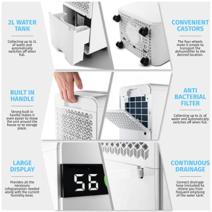 Nyxi Luftentfeuchter for at home 12 L per day