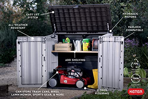 Keter Store-It-Out Prime outdoor area Resin Horizontal Gerätehaus