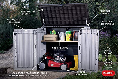 Keter Store-It-Out Prime outdoor area Resin Horizontal Gerätehaus