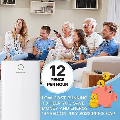 MONHOUSE 25 L/day Digitaler Luftentfeuchter – larger 4-L-Tank