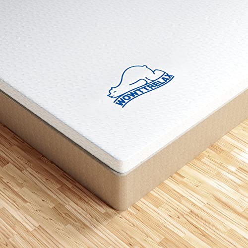 wowttrelax Doppel-Layer 2 Inch Memory Foam Mattress Topper