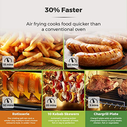 Tower T17076 Xpress per Combo 10-in-1 digital air fryer