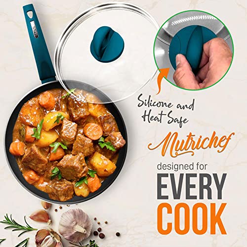Nutrichef 12-teiliges Antihaft-Kochgeschirr-set