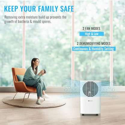 PureMate 10L Mobil & compact Luftentfeuchter 10 litres
