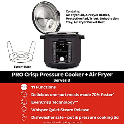 Instant Pot per Crisp 11-in-1 Elektrischer Multikocher