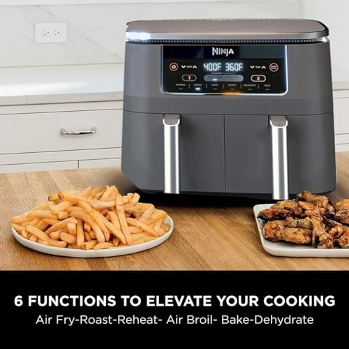 Ninja DZ201 Foodi 6-in-1 2-Korb air fryer