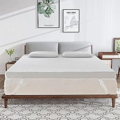 CHUN YI 3 inch Thick Einzel Memory Foam Mattress Topper