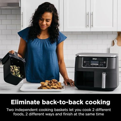 Ninja DZ201 Foodi 6-in-1 2-Korb air fryer