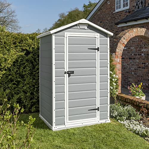 Keter Manor garden-Gerätehaus, Grey, 4 x 3 ft