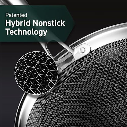 HexClad Hybrid Antihaft Wok