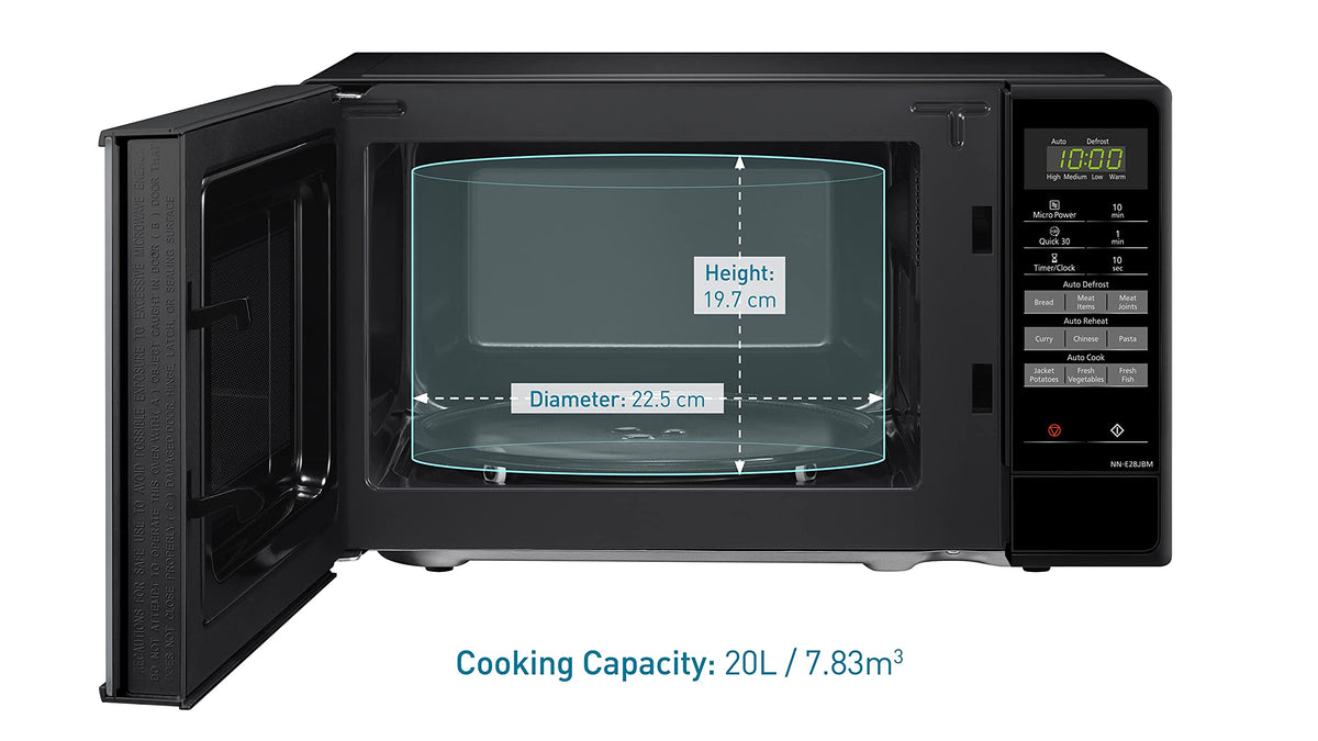 Panasonic NN-E28JBMBPQ compact Solo-Mikrowelle