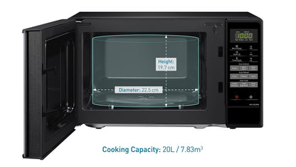 Panasonic NN-E28JBMBPQ compact Solo-Mikrowelle