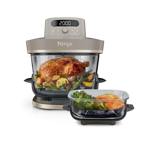 Ninja CRISPi per XL Glas-air fryer air fryer, Stone Gold, AS090EUSD