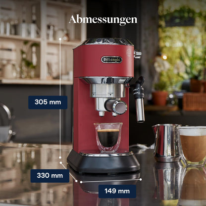 De'Longhi Dedica Style - espresso machine with Manuellem milk fRedher