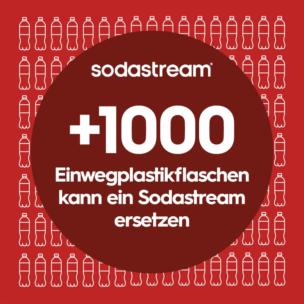 SodaStream Crystal 3.0 sparkling water maker with 2x Quick Connect CO₂ cylinder and 2x glass carafes