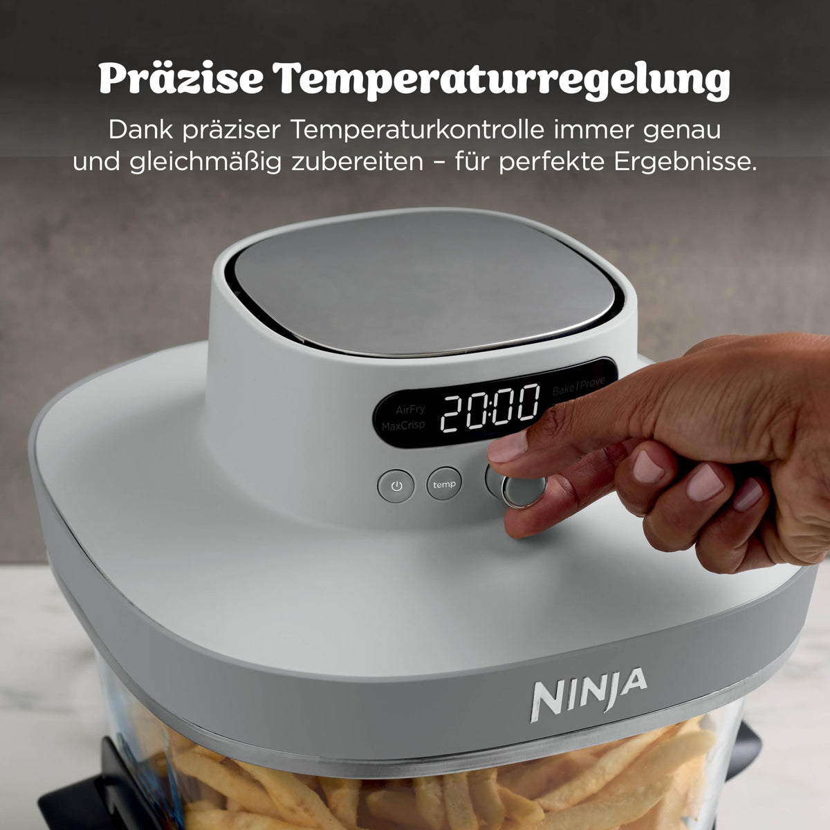 Ninja CRISPi per XL Glas-air fryer (air fryer), White AS090EUWH