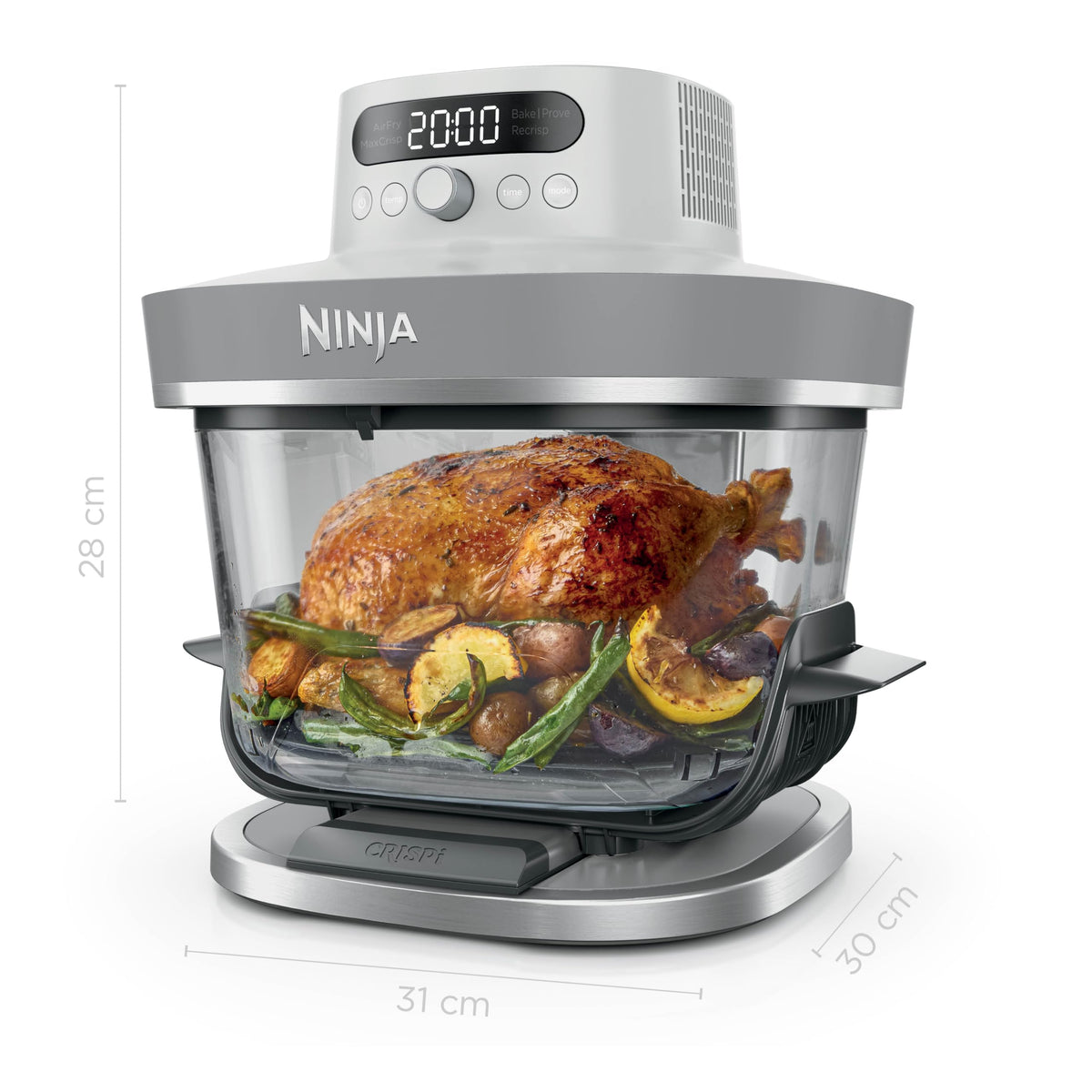 Ninja CRISPi per XL Glas-air fryer (air fryer), White AS090EUWH