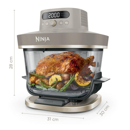 Ninja CRISPi per XL Glas-air fryer air fryer, Stone Gold, AS090EUSD