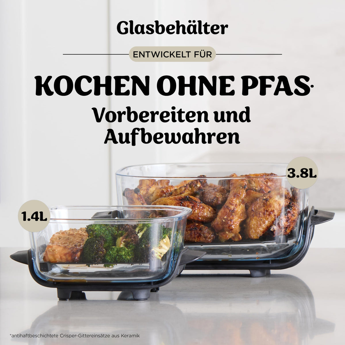 Ninja CRISPi portable Air Fryer air fryer, 3,8 l, Stone FN101EUST