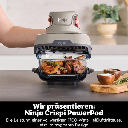 Ninja CRISPi portable Air Fryer air fryer, 3,8 l, Stone FN101EUST