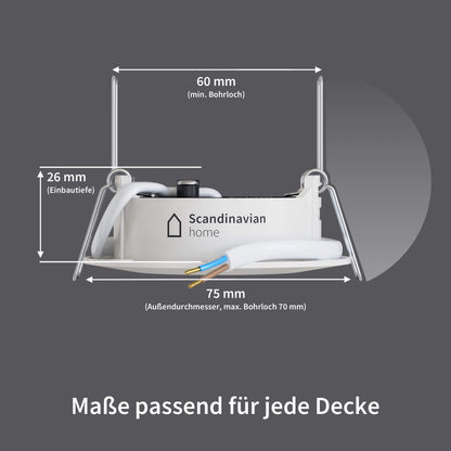 LED Einbaustrahler White-Matt I NN-Serie